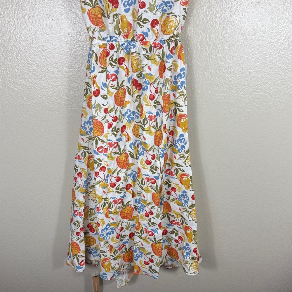 Reformation Anneliese Linen Dress in Fruit Cocktail - Picture 7 of 13